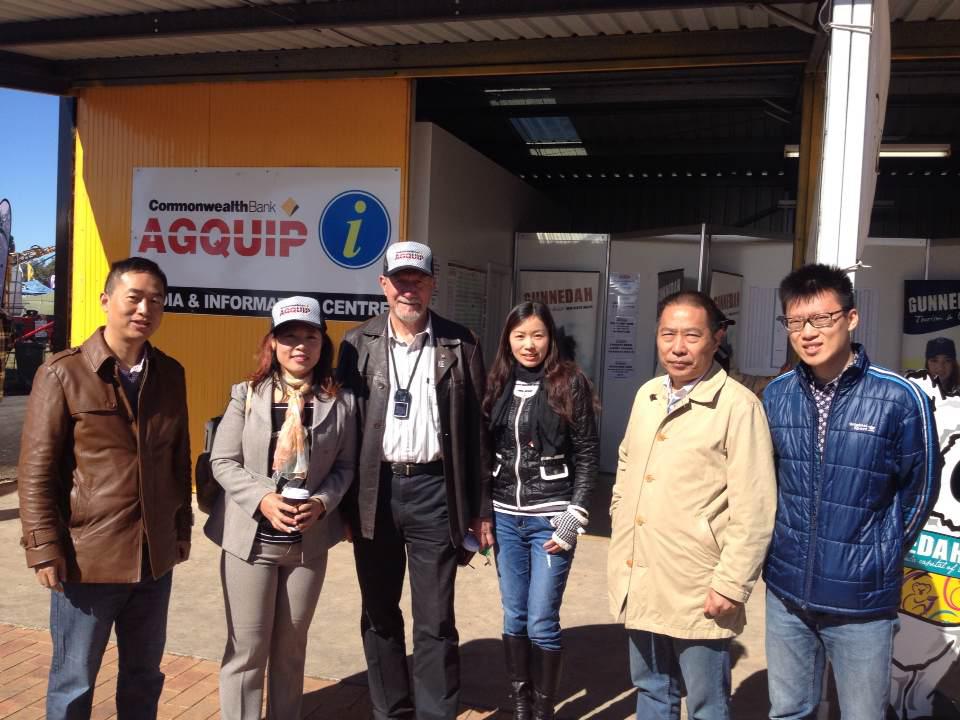 澳洲崗尼達市長owenhasler會見中國農機協會代表團