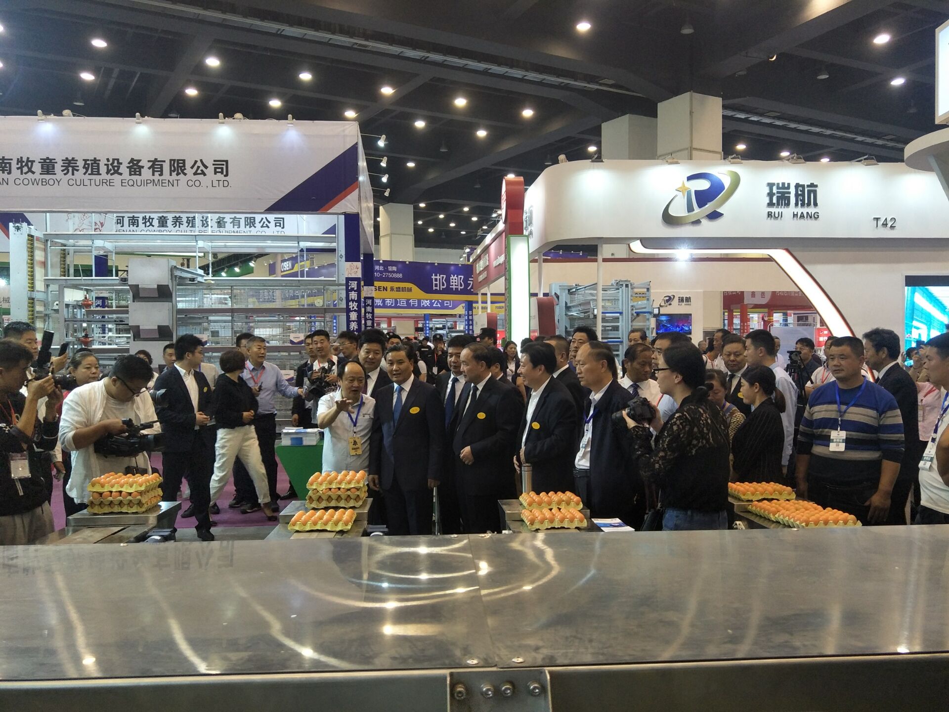 河南家禽交易會完美落幕，振野新設備引眾人關注！