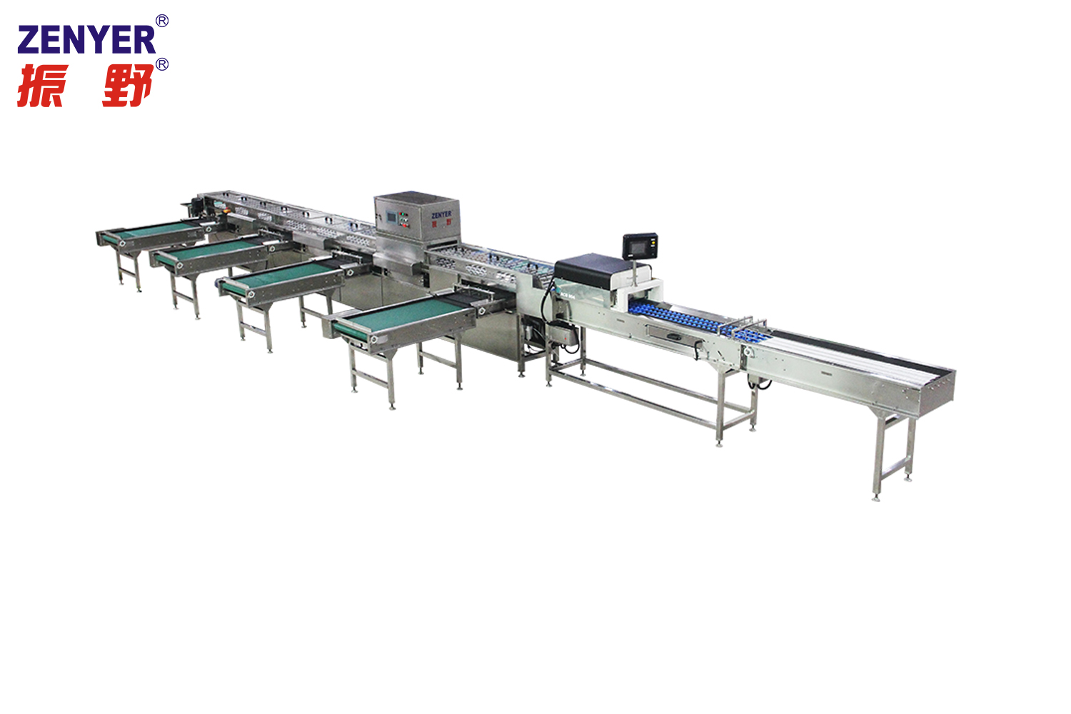 【振野產品推薦】ZYF-DS3-J蛋品裂痕檢測分級機